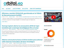 Tablet Screenshot of orbital40.com